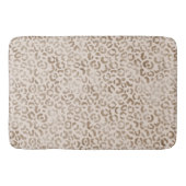 Tapis De Bain Empreinte de léopard Brown de crème (Devant)