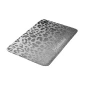 Tapis De Bain Empreinte de léopard de parties scintillantes (Angle)