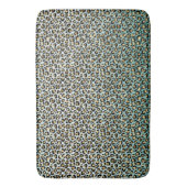 Tapis De Bain Empreinte de léopard d'or Aqua Ombre (devant Vertical)
