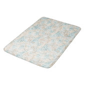 Tapis De Bain Empreinte de léopard Gold turquoise (Angle)