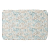 Tapis De Bain Empreinte de léopard Gold turquoise (Devant)