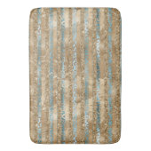 Tapis De Bain Empreinte de léopard Parties scintillant Aqua Blue (devant Vertical)