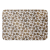 Tapis De Bain Empreinte de léopard Parties scintillant or (Devant)