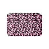 Tapis De Bain Empreinte de léopard rose (Devant)