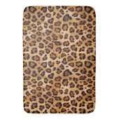 Tapis De Bain Empreinte de léopard Rustic Texture (devant Vertical)