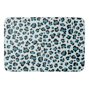 Tapis De Bain Empreinte de léopard, Spots de léopard, Leopard bl