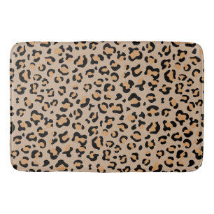 Tapis De Bain Empreinte de léopard, Spots de léopard, Leopard Br