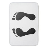 Tapis de bain Empreinte de pied (devant Vertical)