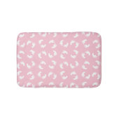 Tapis De Bain Empreintes Bébé, Pied Bébé, Marches, Fille Rose (Devant)