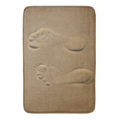 Tapis de Bain - Empreintes dans le Sable (devant Vertical)