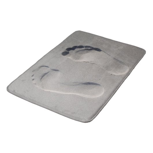 Tapis De Bain Empreintes dans le sable (Angle)