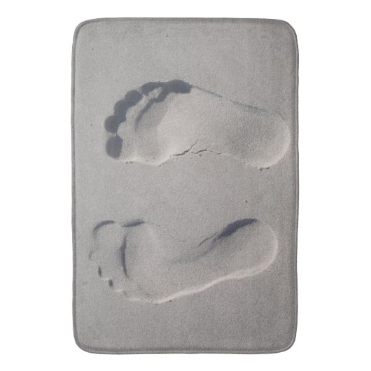 Tapis De Bain Empreintes dans le sable (devant Vertical)