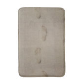 Tapis De Bain Empreintes dans le sable (Devant (Vertical))