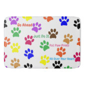 Tapis De Bain Empreintes de pattes (Devant)