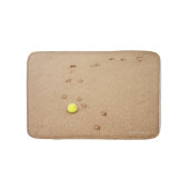 Tapis De Bain Empreintes de pattes dans le sable (Devant)