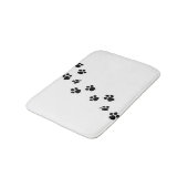 Tapis De Bain Empreintes de pattes de chiot (Angle)