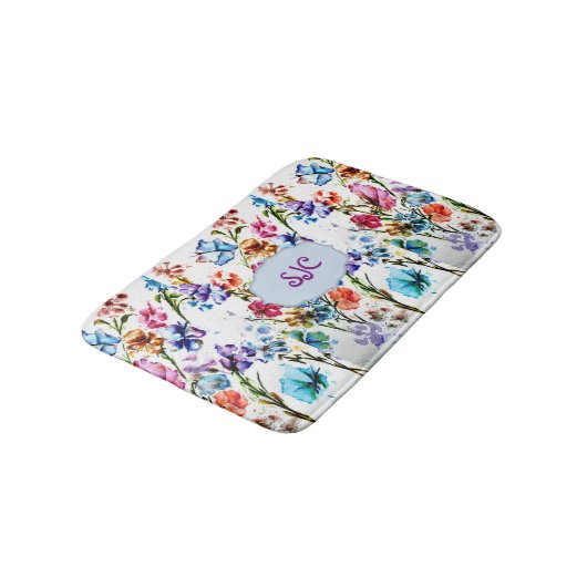 Tapis De Bain Empreintes de pattes PET | BATH MAT (Angle)