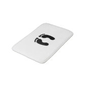 Tapis De Bain Empreintes de pieds nus (Angle)