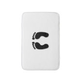 Tapis De Bain Empreintes de pieds nus (Devant (Vertical))