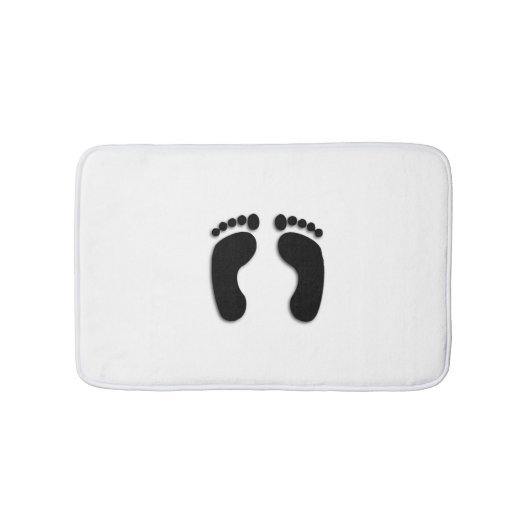 Tapis De Bain Empreintes de pieds nus (Devant)