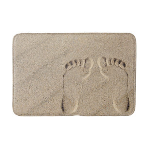 Tapis De Bain Empreintes De Sable