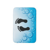 Tapis De Bain Empreintes Design Bain Mat (Devant (Vertical))