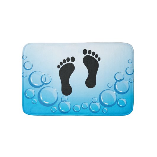 Tapis De Bain Empreintes Design Bain Mat (Devant)