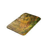 Tapis de bain en bois d'automne (Angle)