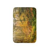 Tapis de bain en bois d'automne (Devant (Vertical))