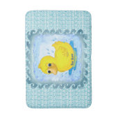 Tapis de bain en caoutchouc jaune (Devant (Vertical))