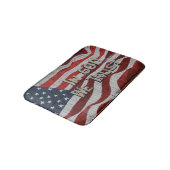 Tapis De Bain En Dieu, nous faisons confiance à Rustic Barque Am (Angle)