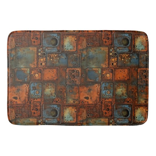 Tapis de bain en fer rouillé (Devant)