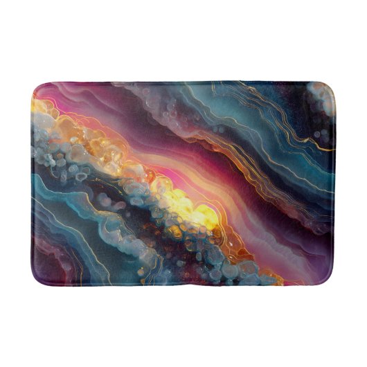 Tapis de bain en marbre d'agate (Devant)