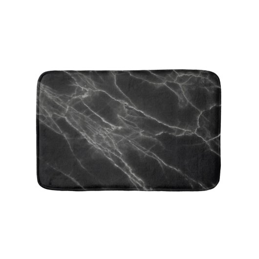 Tapis de bain en marbre noir (Devant)