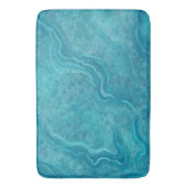 Tapis de bain en marbre turquoise (devant Vertical)