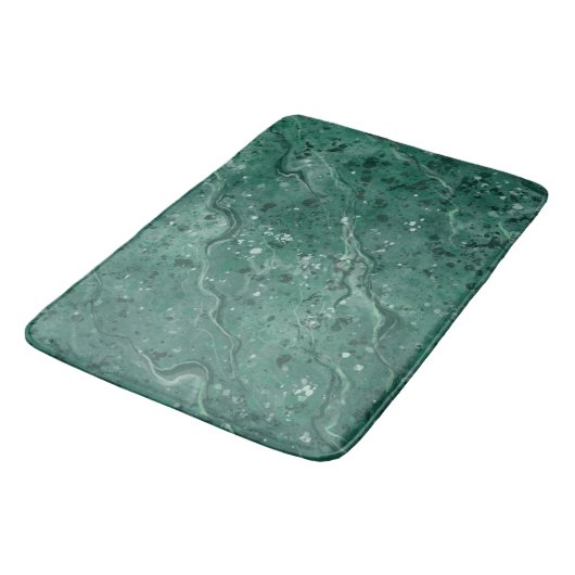 Tapis de bain en marbre vert (Angle)