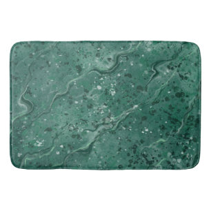 Tapis de bain en marbre vert