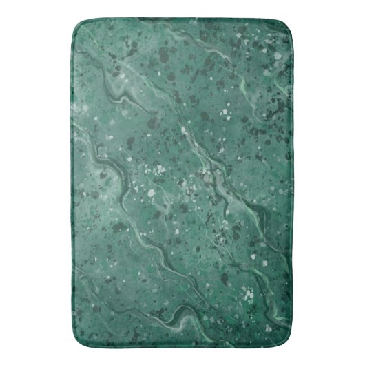 Tapis de bain en marbre vert (devant Vertical)