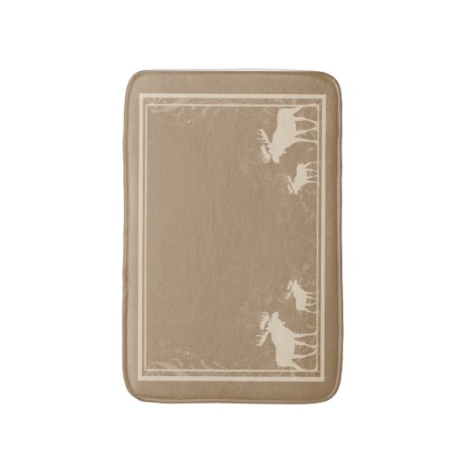 Tapis de bain en mousse de mémoire tourbillon d'or (Devant (Vertical))