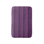 Tapis de bain en mousse de mousse de fond pourpre (Devant (Vertical))