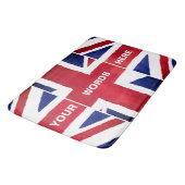 Tapis de bain en mousse drapeau Union Jack britann (Angle)