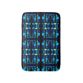 Tapis de bain en verre teinté bleu (Devant (Vertical))