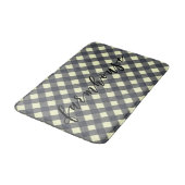 TAPIS DE BAIN EN VICHY FERME (Angle)