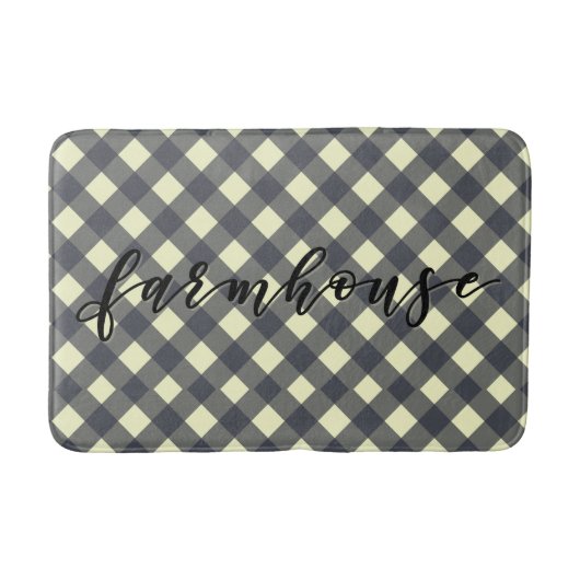 TAPIS DE BAIN EN VICHY FERME (Devant)