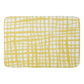Tapis De Bain en vichy motif en jaune (Devant)