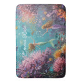 Tapis De Bain Enchanted Mermaid Underwater Scene (devant Vertical)