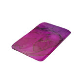Tapis De Bain Encre alcoolique violette (Angle)