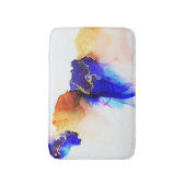 Tapis De Bain Encre d'alcool orange d'Indigo (Devant (Vertical))