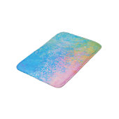 Tapis De Bain Encre d'alcool peinte Neon Pastel Sky Abstraite (Angle)