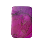Tapis De Bain encre d'alcool pourpre (Devant (Vertical))